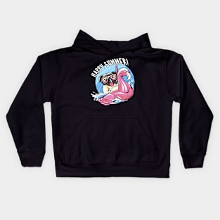 Summer Dog Be Happy Kids Hoodie